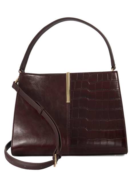 Dune London Destined m grab bag in burgundy - view 1