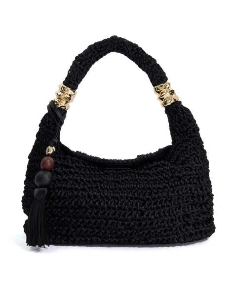 Dune London Determine shoulder bag in black - view 1