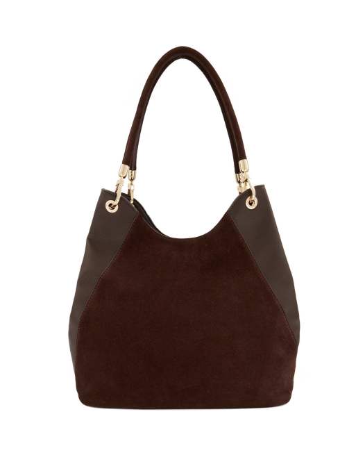 Dune London Devoted l shoulder bag in dark brown, 3 of 3