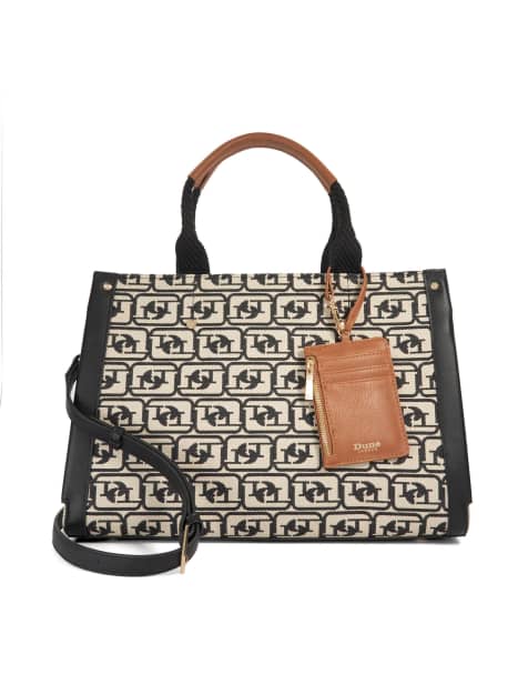 Dune London Dialect bag in black_white - view 1