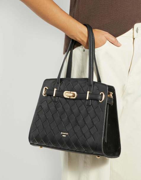 Dune London Dinidefine grab bag in black - view 1