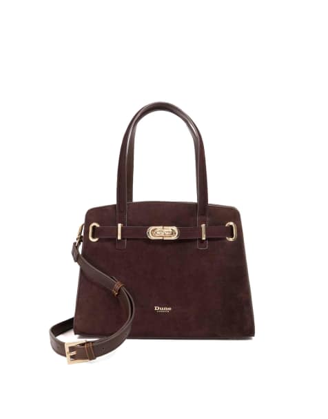 Dune London Dinidefine grab bag in brown - view 1