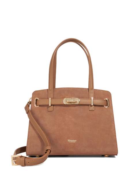 Dune London Dinidefine grab bag in camel - view 1