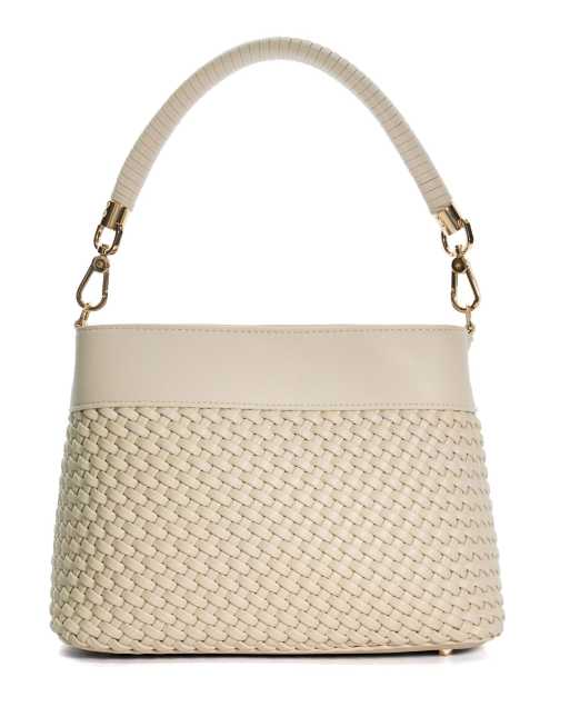 Dune London Dinidelphie ショルダーバッグ Dinidelphie Tan, Top Handle Shoulder Bag | Dune London