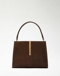 Dune London Dinidestined grab bag in brown