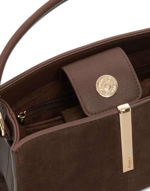 Dune London Dinidestined grab bag in brown, 2 of 3