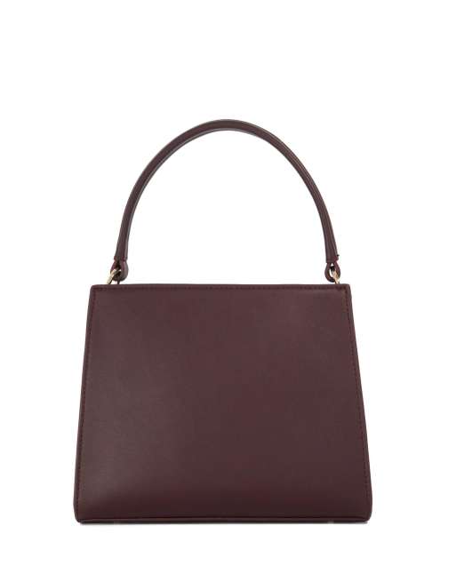 Dune London Dinidestined grab bag in burgundy, 3 of 3