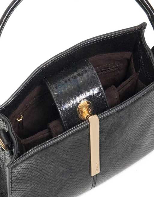 Dune London Dinidestined grab bag in dark brown, 2 of 4