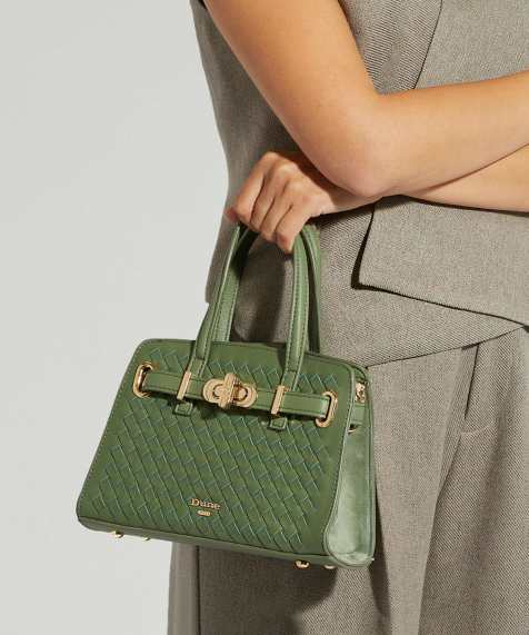 Dune London Dinkydefine grab bag in green - view 1