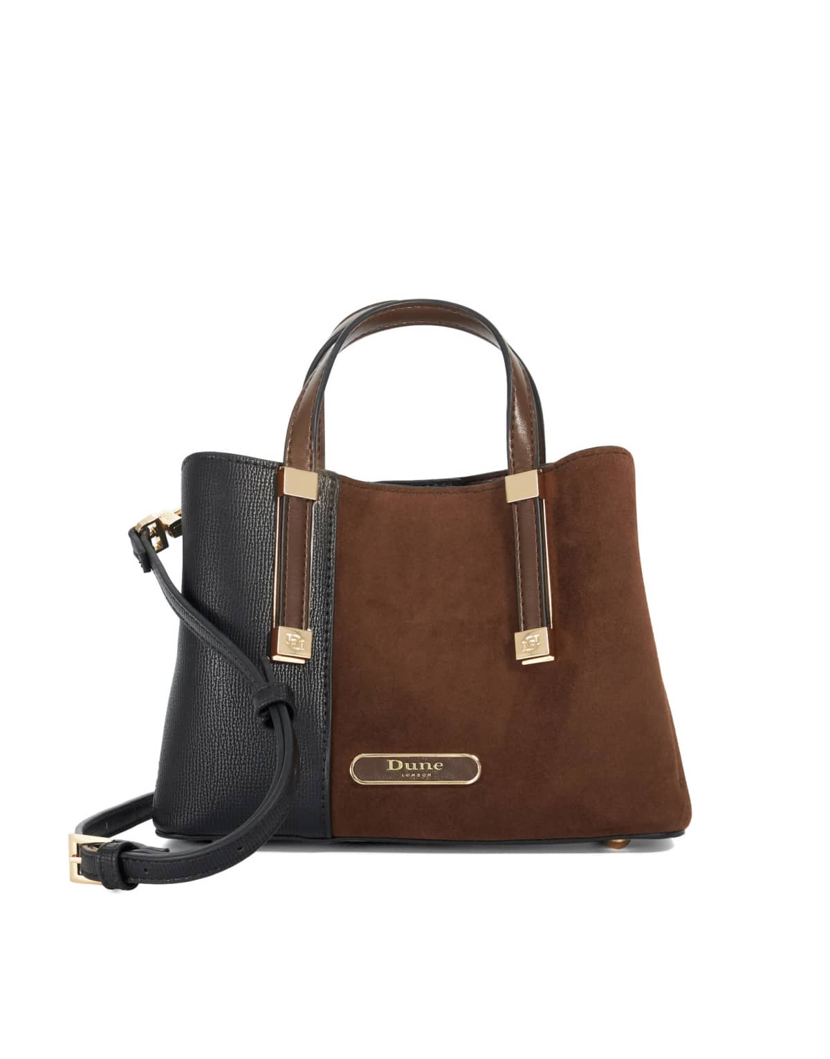 Dune London Dinkydorry bag in dark brown