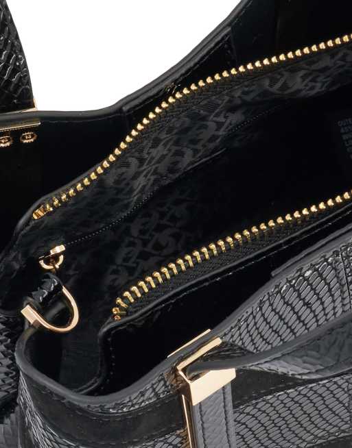 Dune London Dinkydorry grab bag in black, 2 of 3