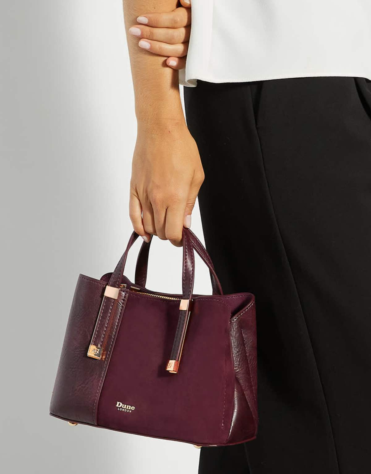 Dune London Dinkydorry grab bag in purple