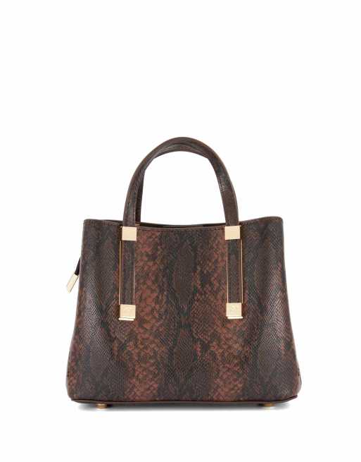 Dune London Dinkydorry p grab bag in brown, 3 of 3