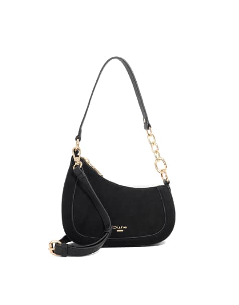 Dune London Direction shoulder bag in black - view 1