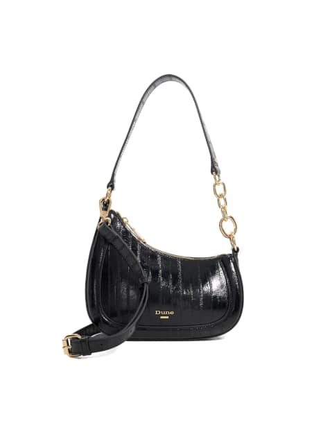 Dune London Direction shoulder bag in black - view 1