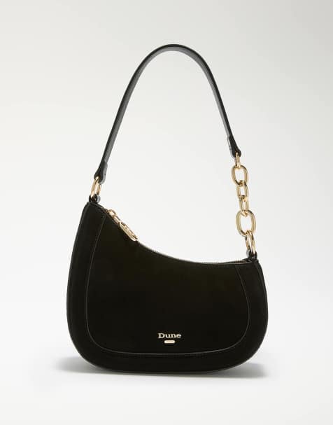 Dune London Direction shoulder bag in black - view 1