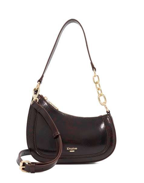 Dune London Direction shoulder bag in brown - view 1
