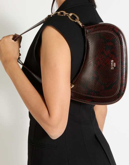 Dune London Direction shoulder bag in brown, 4 of 5