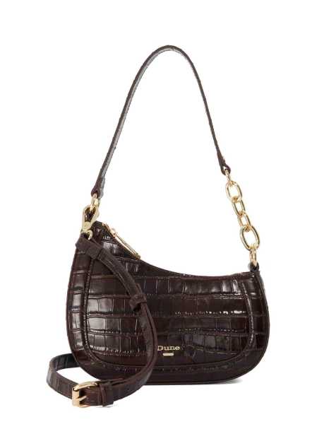Dune London Direction shoulder bag in brown - view 1