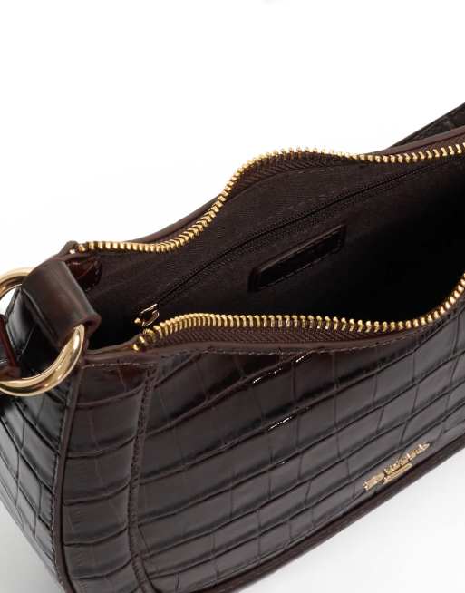 Dune London Direction shoulder bag in brown, 2 of 4