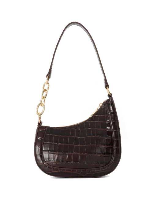 Dune London Direction shoulder bag in brown, 3 of 4