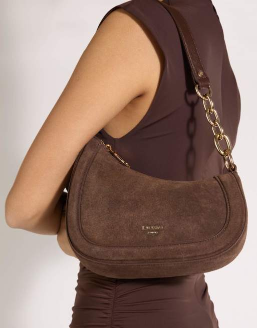 Dune London Direction shoulder bag in brown, 4 of 4