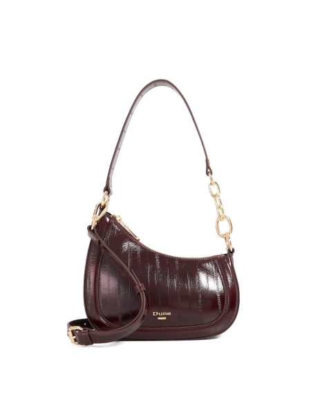 Dune London Direction shoulder bag in burgundy - view 1