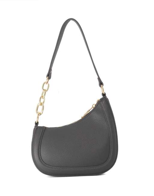 Dune London Direction shoulder bag in dark grey, 3 of 4