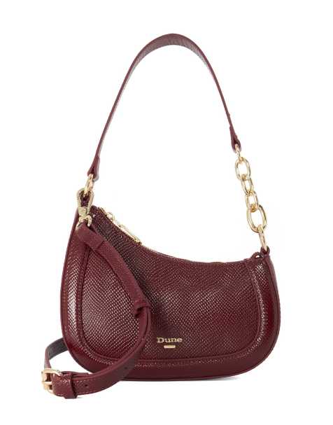 Dune London Direction shoulder bag in dark_red - view 1