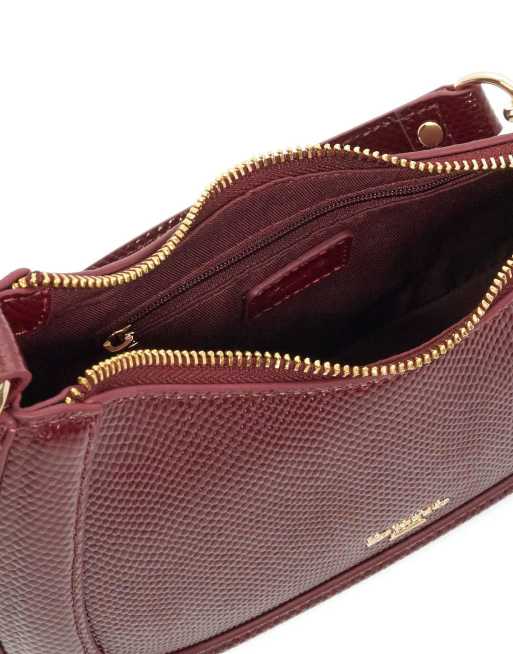 Dune London Direction shoulder bag in dark_red, 2 of 4