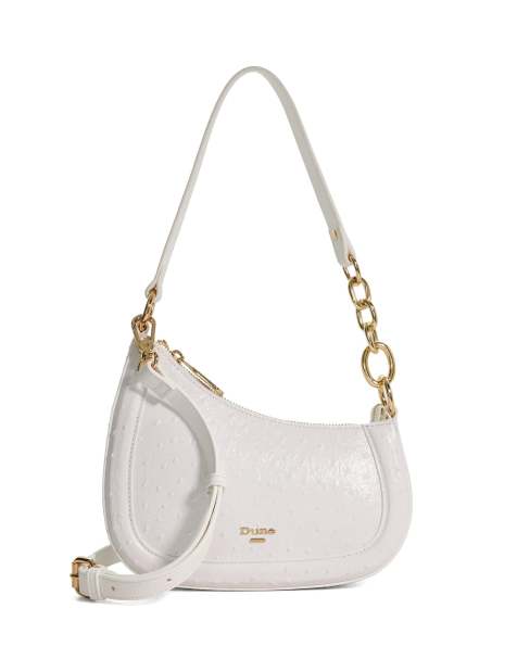 Dune London Direction shoulder bag in white - view 1