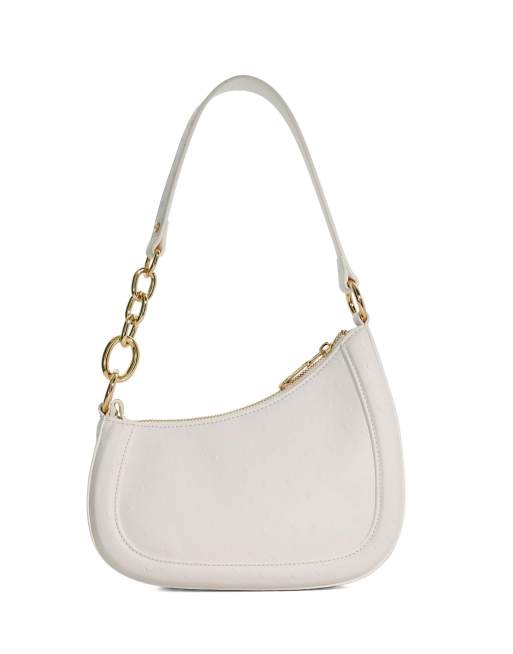Dune London Direction shoulder bag in white, 4 of 4