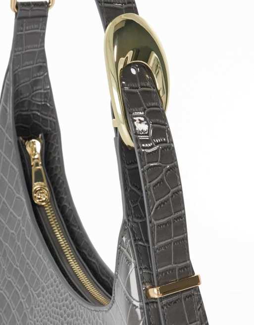 Dune London Disarming shoulder bag in grey, 4 of 5