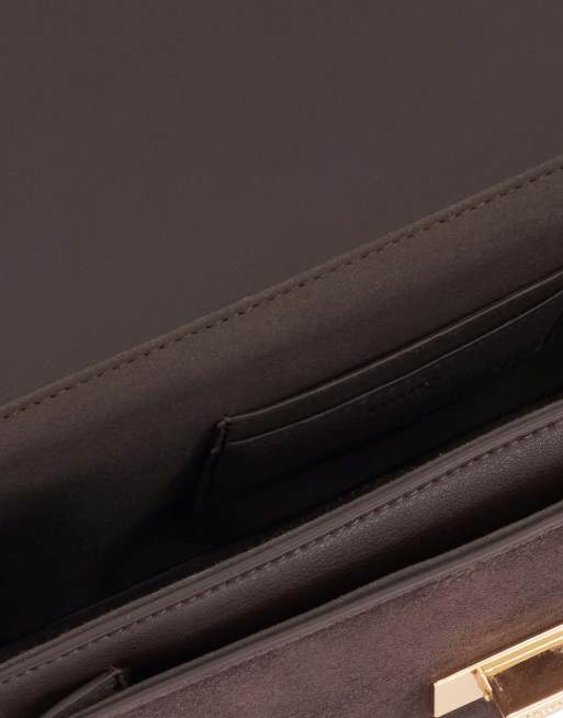 Dune London Discreet crossbody bag in dark brown, 2 of 4