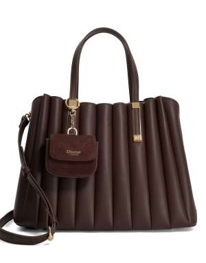 Dune London Dolly tote bag in brown