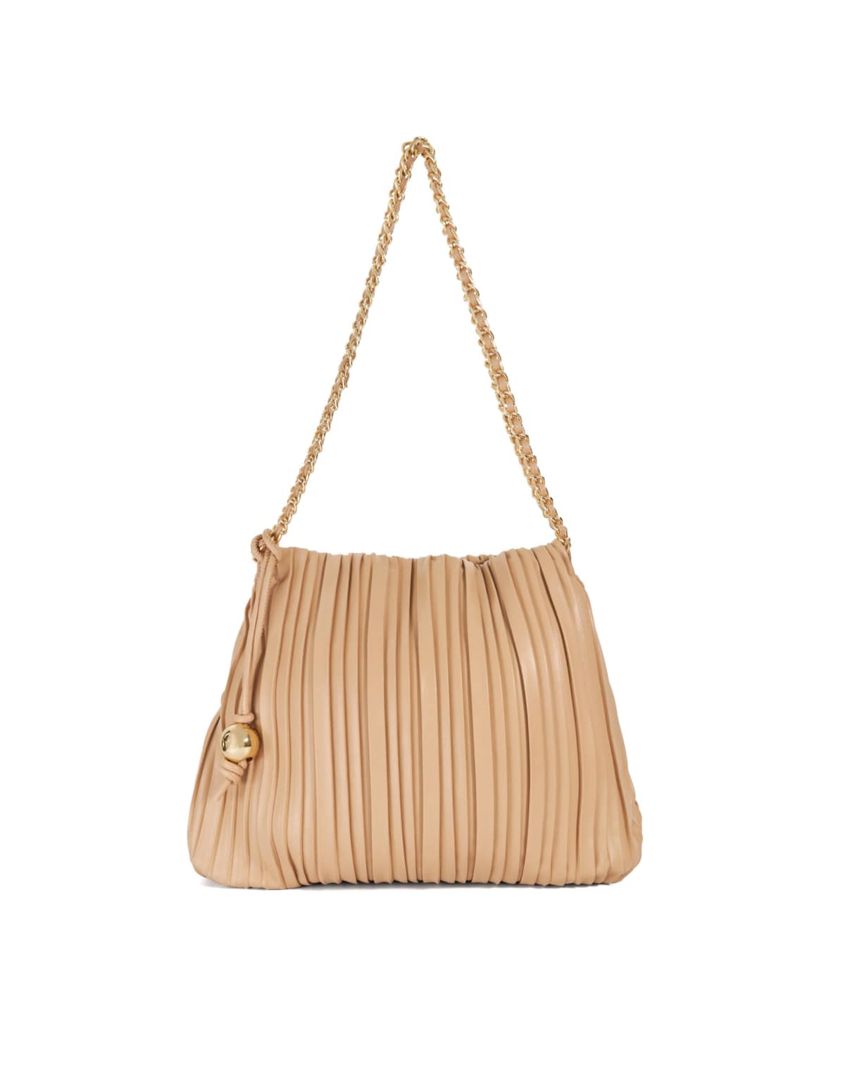 Dune London Dominic pleated bag in blush