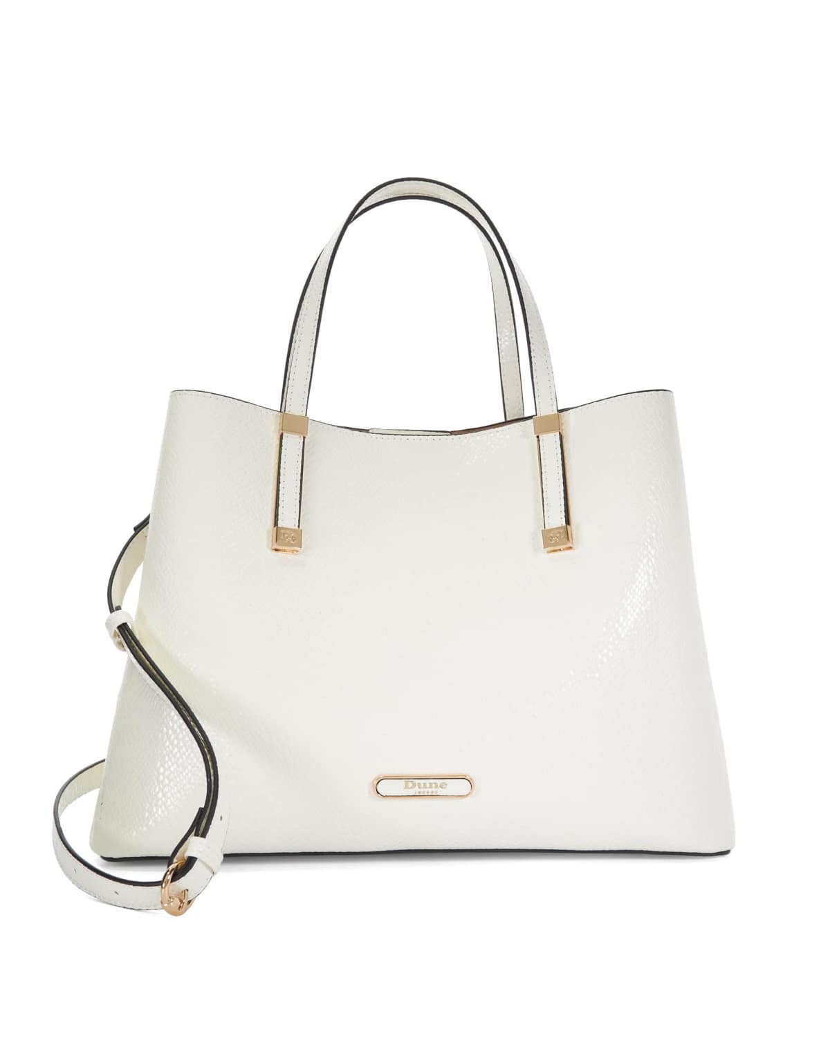 Dune London Dorry bag in white