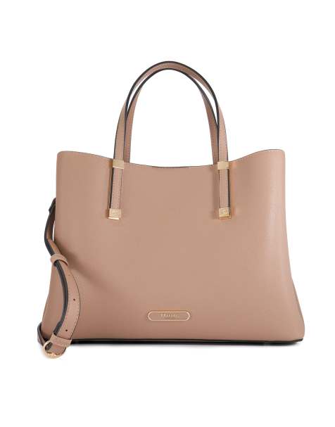 Dune London Dorry tote bag in taupe - view 1