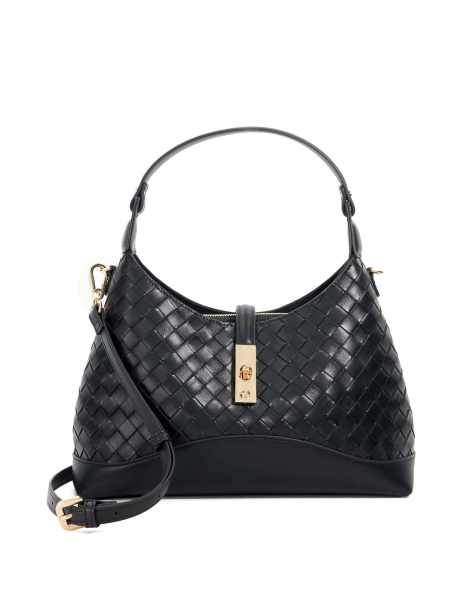 Dune London Dorset shoulder bag in black - view 1