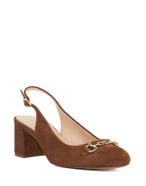 Dune London Dreaming heeled shoes in chestnut - view 1