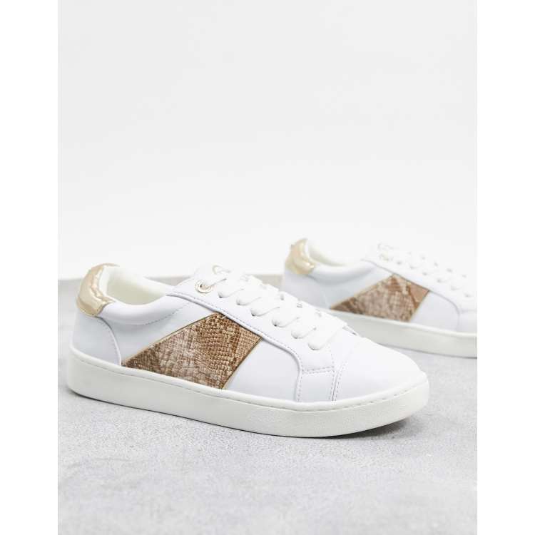 Dune rose hot sale gold trainers