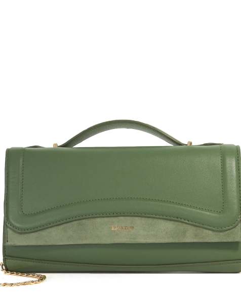 Dune London Edited grab bag in green - view 1