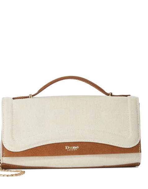 Dune London Edited grab bag in natural - view 1