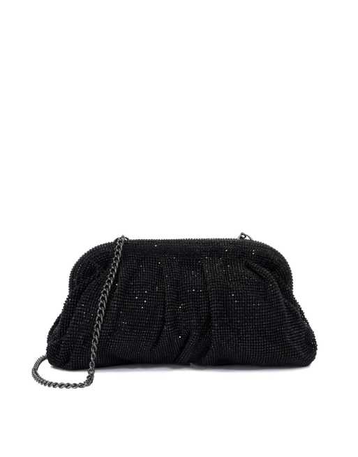 Dune London Elegent clutch bag in black