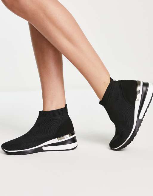 Asos best sale wedge trainers