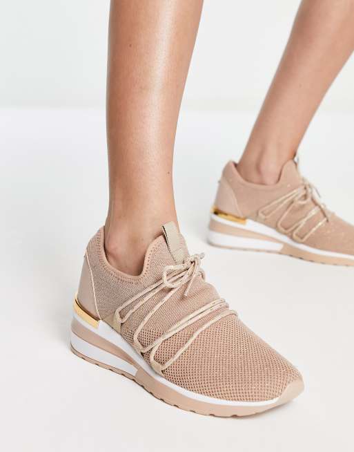 Dune on sale gold trainers