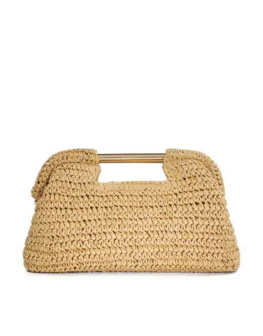 Dune London Elsabeth clutch bag in natural, 2 of 4