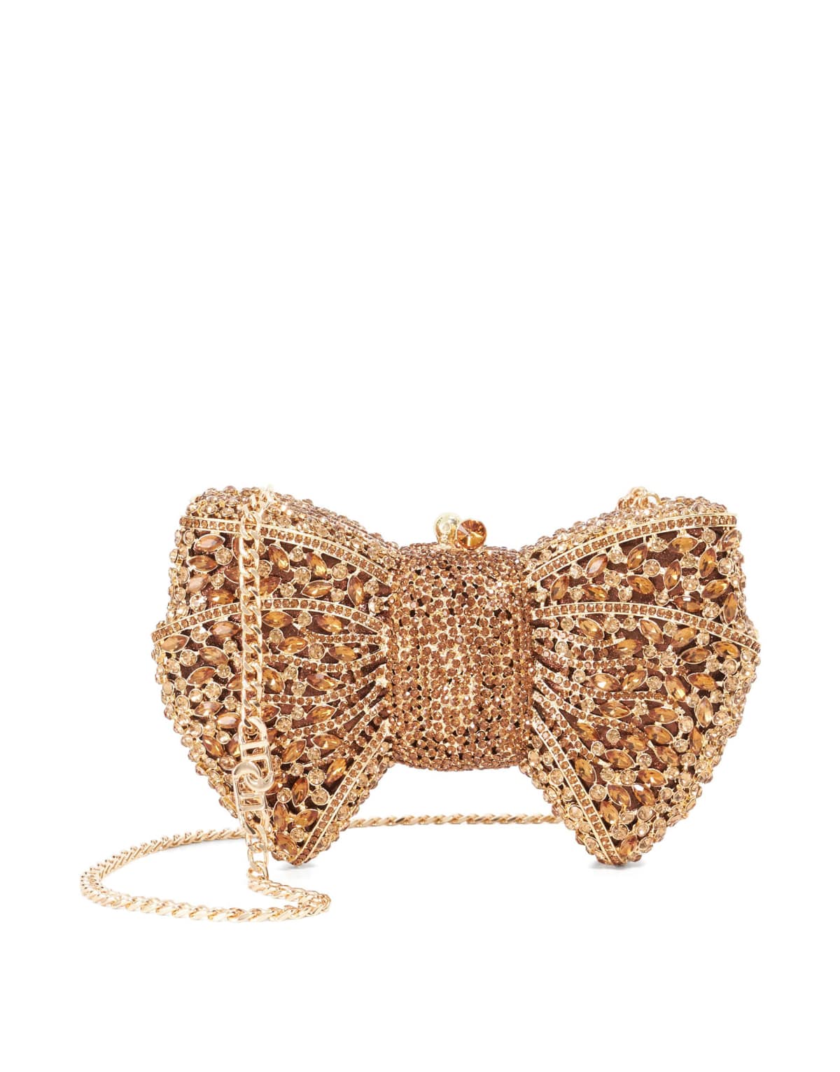 Dune London Enchant clutch bag in bronze