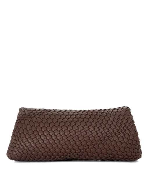 Dune London Encourage clutch bag in brown, 3 of 4