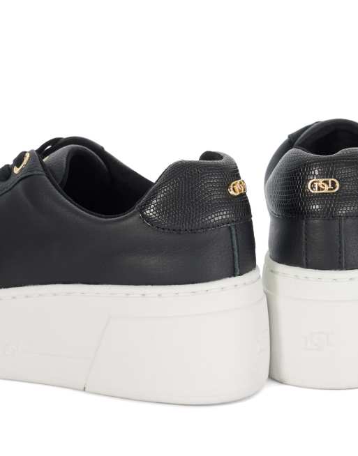 Dune London Episode trainers shoe in black, 3 of 4